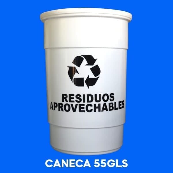 Caneca Residuos Aprovechables 55GLS